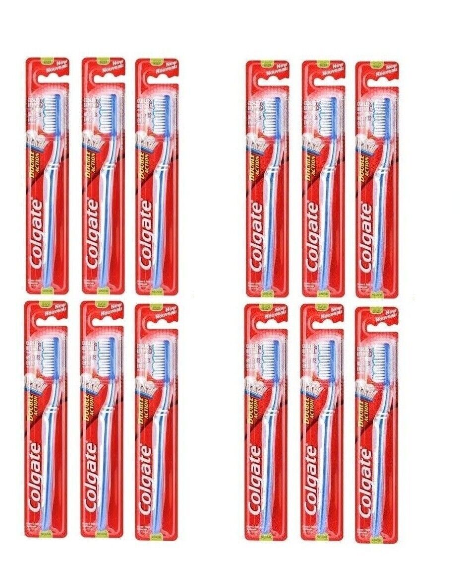 Toothbrush, Colgate Double action medium Oral Pack Of 12
