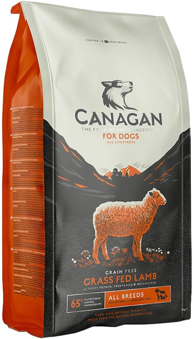 Canagan Dog Food Grain Free - New Grass-Fed Lamb Dry Food