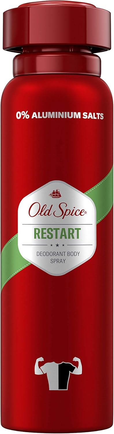 Old Spice Deodorant Body Spray for Men Restart 150ml - Pack of 1