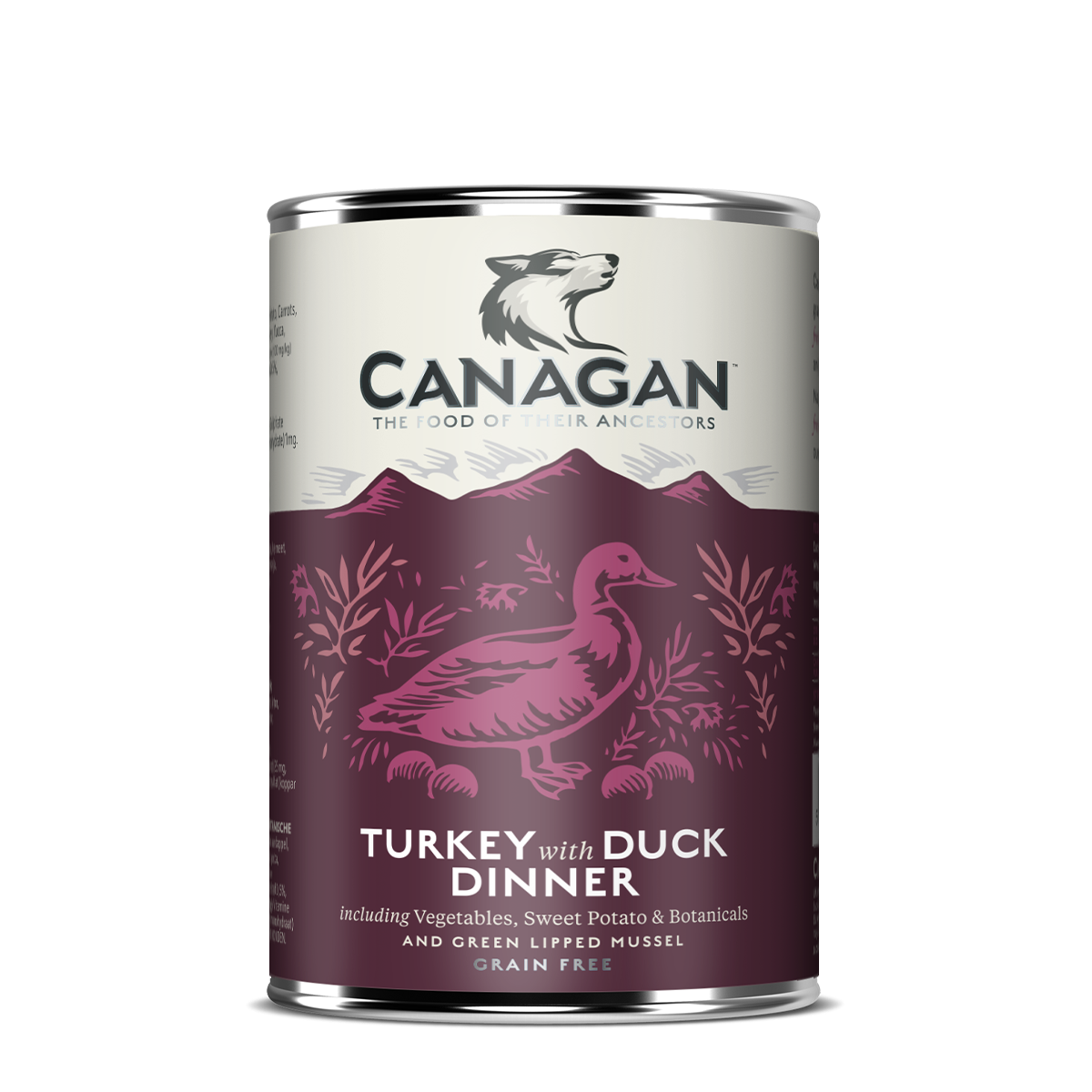 CANAGAN Gourmet Wet Dog Food – Turkey & Duck Feast for Puppies & Adults 6 x 400g