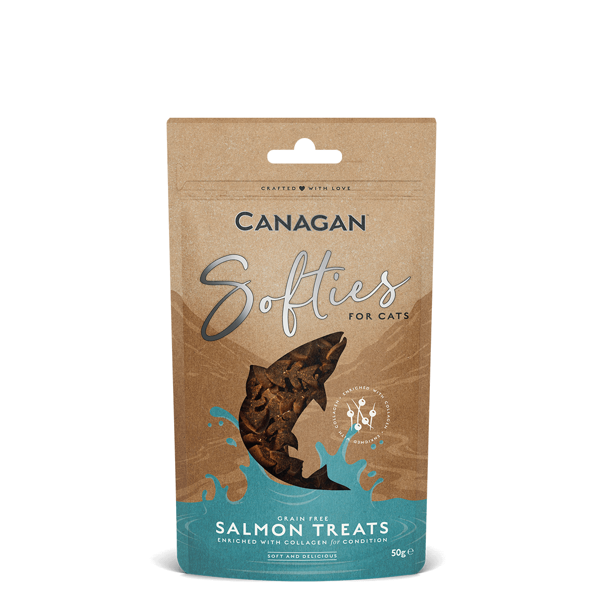 CANAGAN Salmon Softies Cat Treats for Kittens & Adults 50g