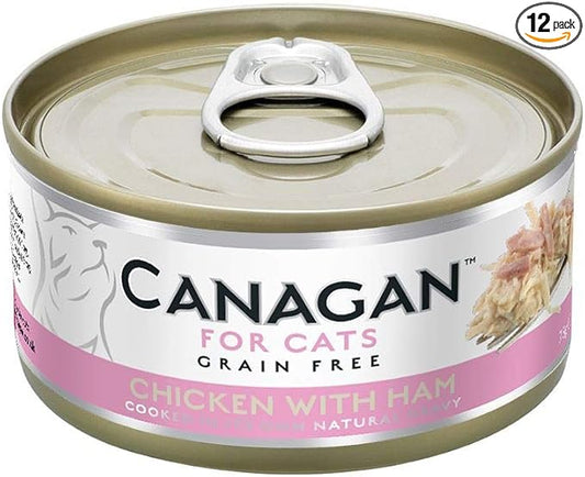 Canagan Cat Tin Chicken & Ham (12x75g Tin)