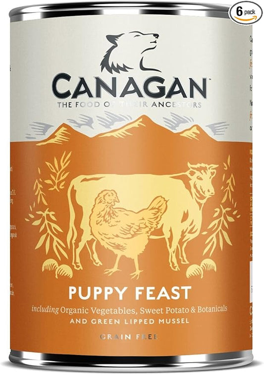 Canagan 6 x 400g Puppy Feast Chicken Wet Dog Food