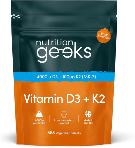 Vitamin D3 4000 iu & Vitamin K2 MK7 100μg -