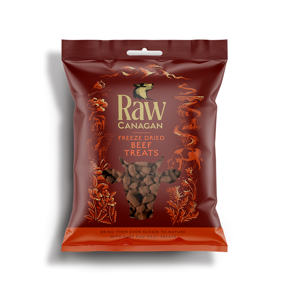 CANAGAN  Premium Freeze-Dried Raw Beef Dog Treats for Puppies & Adults 20g