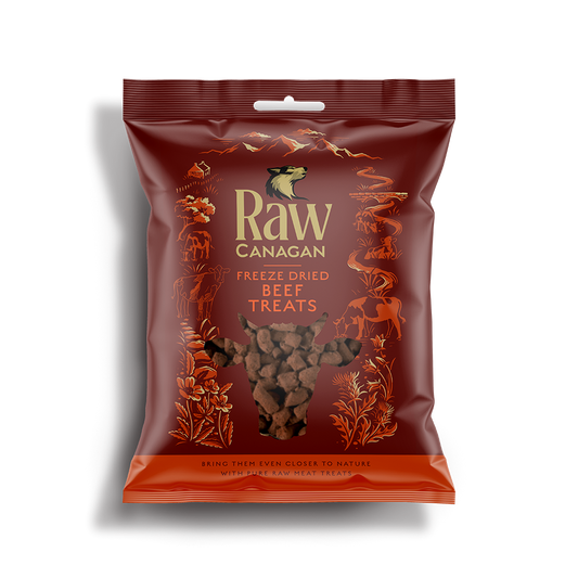 CANAGAN  Premium Freeze-Dried Raw Beef Dog Treats for Puppies & Adults 20g