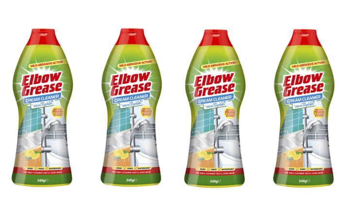 4x,6xElbow Grease Cream Cleaner With Micro Crystals Cif For Kitchens 540Gram